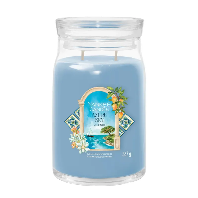 Azure Sky LARGE YANKEE CANDLE | Pinalli