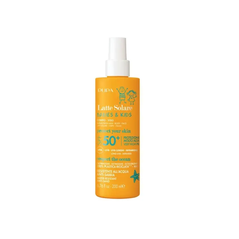 Babies & Kids Latte Solare SPF50+ 200ml PUPA | Pinalli
