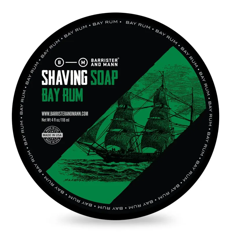 Barrister and Mann Bay Rum – Sapone da barba 118 ml