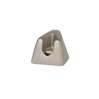Base para maquinilla de afeitar LEAF color plata