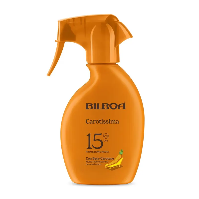 Bilboa Carotissima Crema Solare Trigger SPF 15 con beta carotene