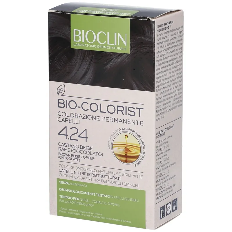 BIOCLIN Bio-Colorist 4.24 Castano Beige Rame (Cioccolato)