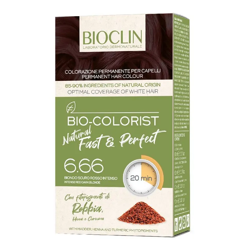BIOCLIN Bio-Colorist Fast and Perfect 6.66 Biondo Scuro Rosso Intenso