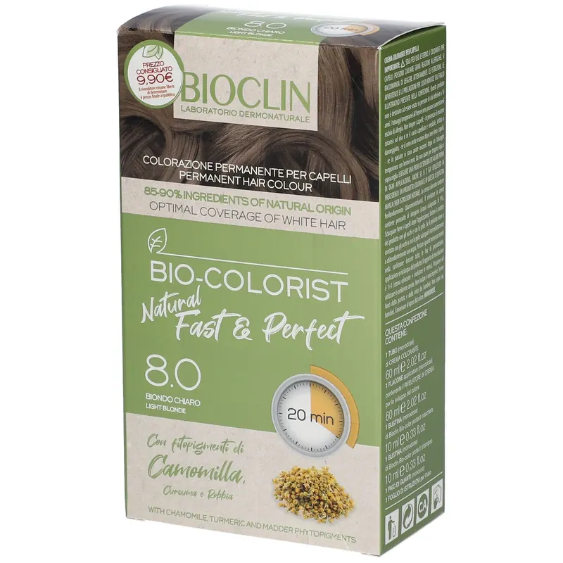 BIOCLIN Bio-Colorist Fast and Perfect 8.0 Biondo Chiaro Dorato