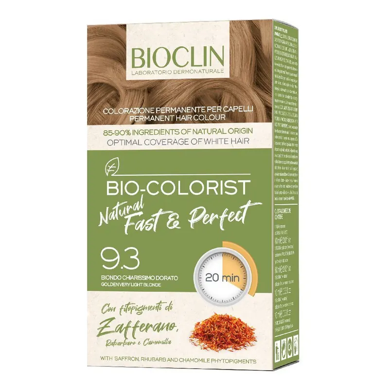BIOCLIN Bio-Colorist Fast and Perfect 9.3 Biondo Chiarissimo Dorato