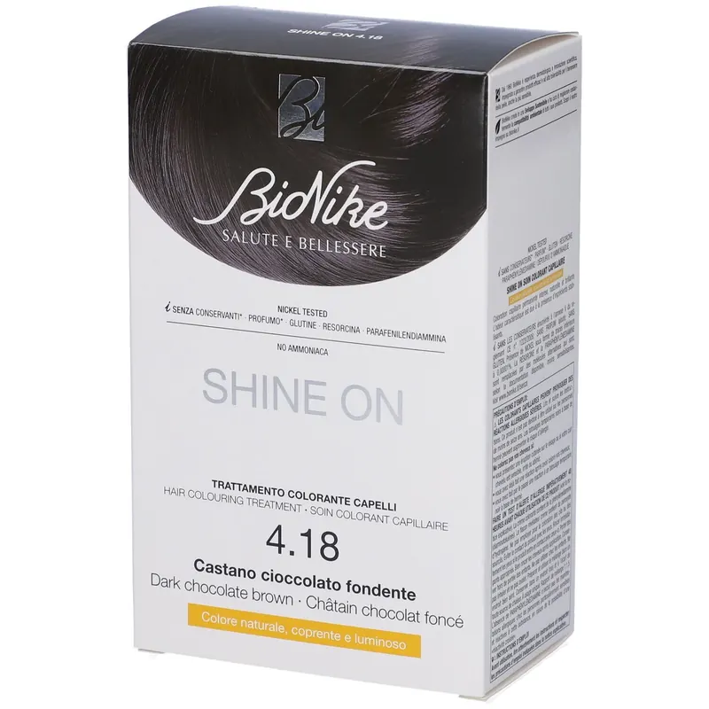 BioNike SHINE ON 4.18 Castano Cioccolato Fondente
