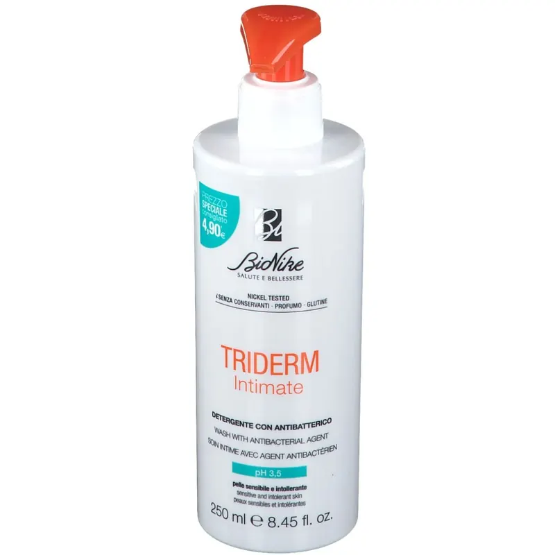 Bionike Triderm Intimate Detergente con Antibatterico Ph 3.5