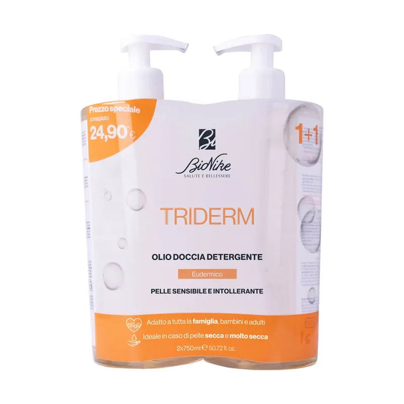 Bipack Olio Doccia Detergente 02x750ml BIONIKE | Pinalli