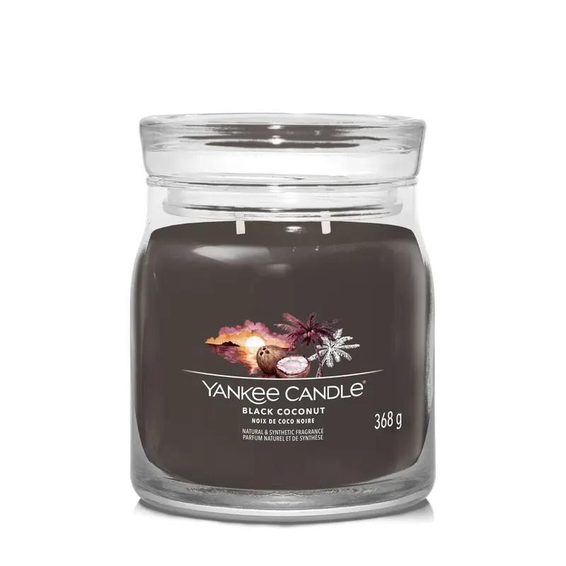 Black Coconut MEDIUM YANKEE CANDLE | Pinalli