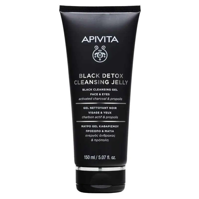 Black Detox Gel Detergente Nero – Viso e Occhi APIVITA | Pinalli