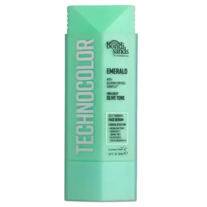 Bondi Sands Technocolor 1 Hour Express Self Tanning Face Serum - Emerald, 50 ml