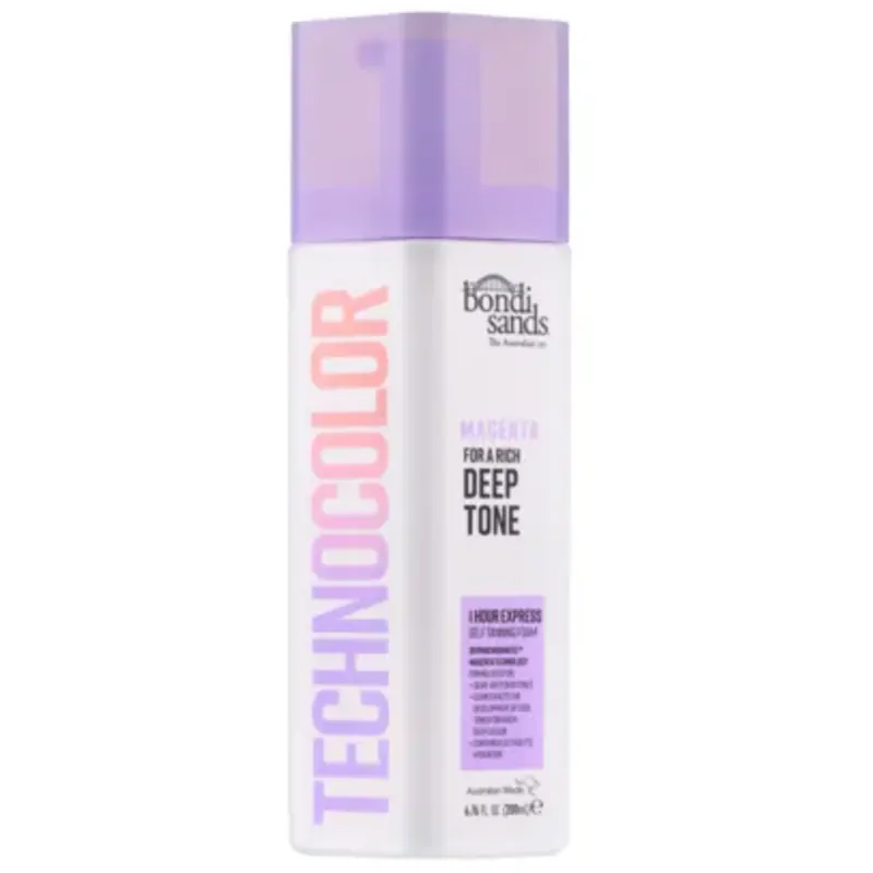 Bondi Sands Technocolor 1 Hour Express Self Tanning Foam - Magenta, 200 ml