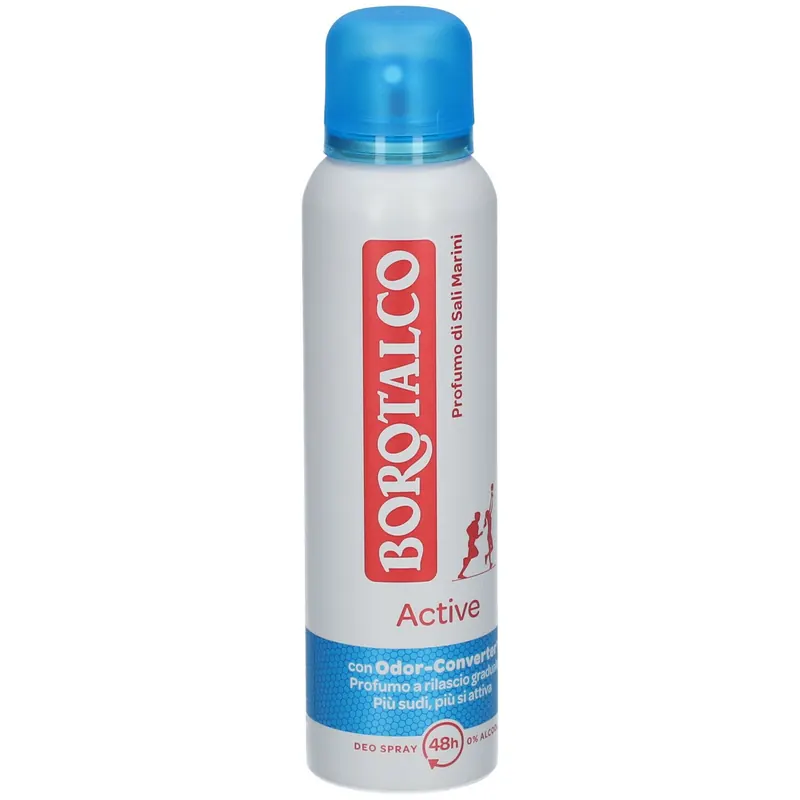Borotalco Deodorante Spray Active Blu