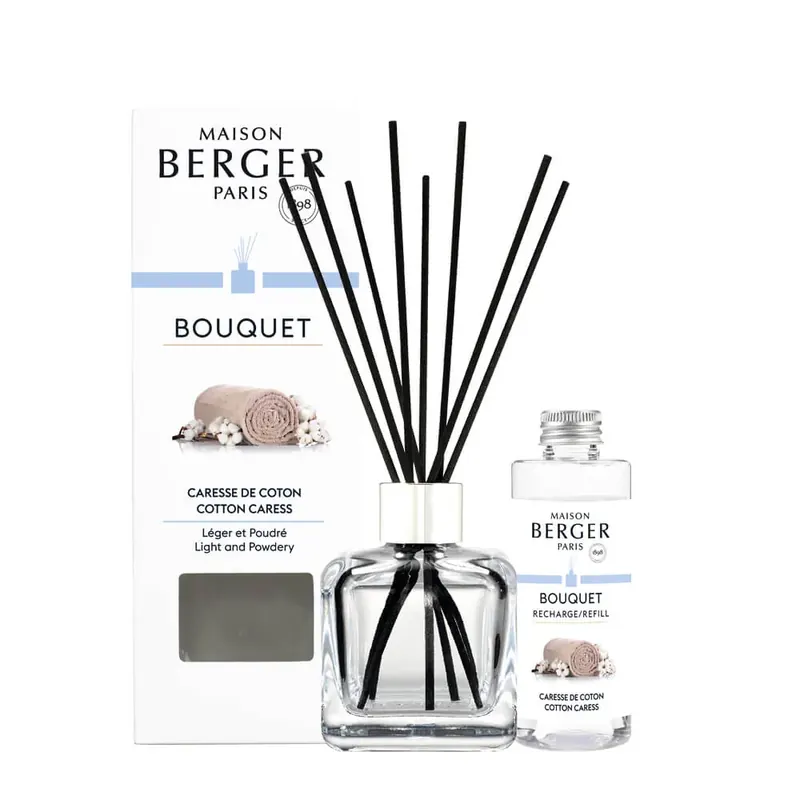 Bouquet Cube Caresse de Coton MAISON BERGER PARIS | Pinalli