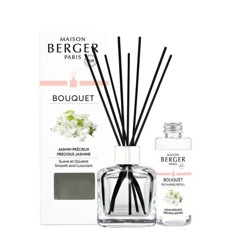 Bouquet Cube Jasmin Précieux MAISON BERGER PARIS | Pinalli