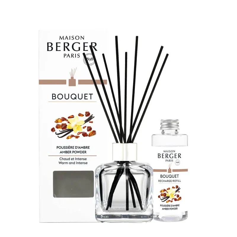 Bouquet Cube Poussière d'Ambre MAISON BERGER PARIS | Pinalli