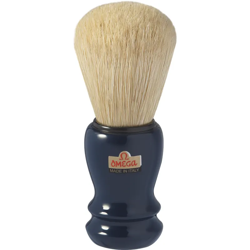 Bristle Shaving Brush 10108 Omega Blue