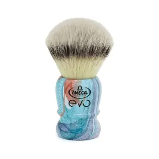 Brocha de afeitar OMEGA fibra sintética serie EVO 2.0 Blossom 1928