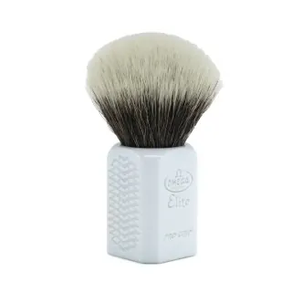 Brocha de afeitar OMEGA sintética PRO GRIP Blanca B1948/BI