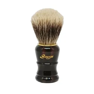 Brocha de afeitar SEMOGUE Pegasus C7 finest badger dos bandas mango resina tortuga Peg C7TF TTS 1506