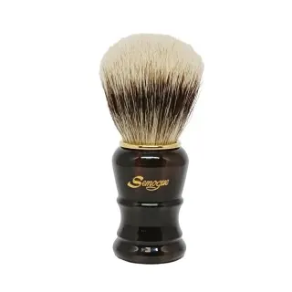 Brocha de afeitar SEMOGUE Pegasus C7 Mistura Finest mango resina tortuga Peg C7MF TTS 1483