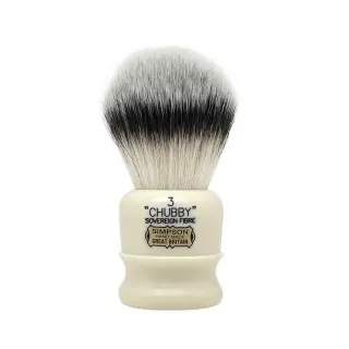 Brocha de afeitar SIMPSON sintética Chubby 3 Sovereign Grade