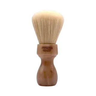 Brocha de afeitar ZENITH cerda blanqueada mango resina jaspeado 507MA SE