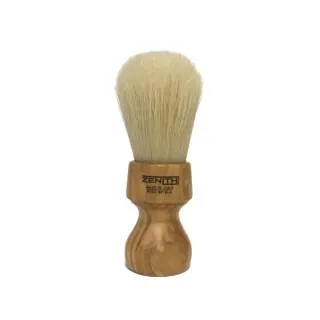 Brocha de afeitar ZENITH de cerda blanqueada mango madera olivo 506U SE