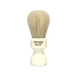 Brocha de afeitar ZENITH de cerda blanqueada mango resina color márfil 506A SE