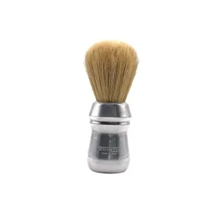 Brocha de afeitar ZENITH de cerda natural no blanqueada mango aluminio A26 XSE