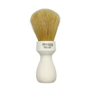 Brocha de afeitar ZENITH de cerda natural no blanqueada mango color marfil 507A XSE