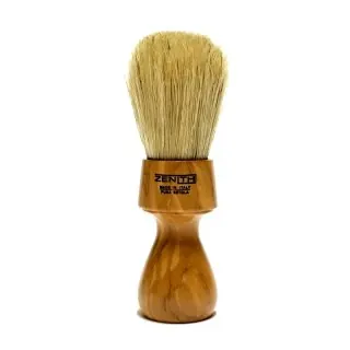 Brocha de afeitar ZENITH de cerda natural no blanqueada mango olivo 507U XSE