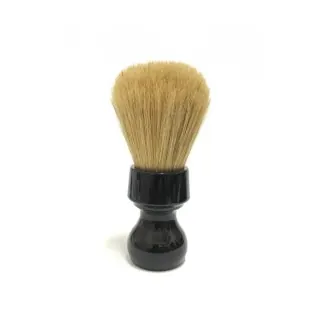 Brocha de afeitar ZENITH de cerda natural no blanqueada mango resina negro 506N XSE