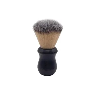 Brocha de afeitar ZENITH nudo sintético Premium mango madera wengué 205WEN SPR