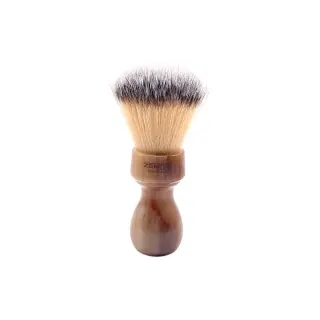 Brocha de afeitar ZENITH nudo sintético Premium mango resina color jaspeado 507MA SPR