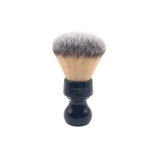 Brocha de afeitar ZENITH nudo sintético Premium mango resina negro 506N SPR