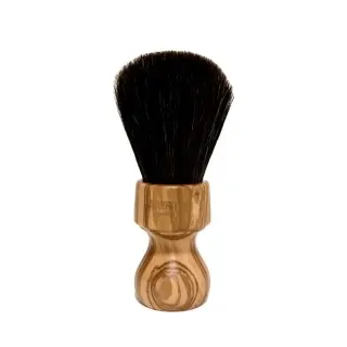 Brocha de afeitar ZENITH pelo caballo extra suave mango olivo nudo 27mm 506U XS