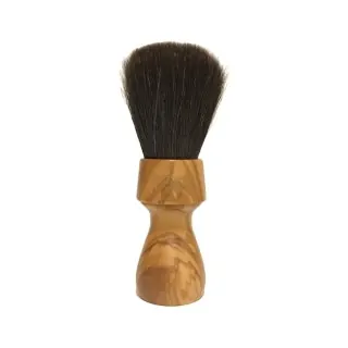 Brocha de afeitar ZENITH pelo caballo extra suave mango olivo nudo 27mm 507U XS