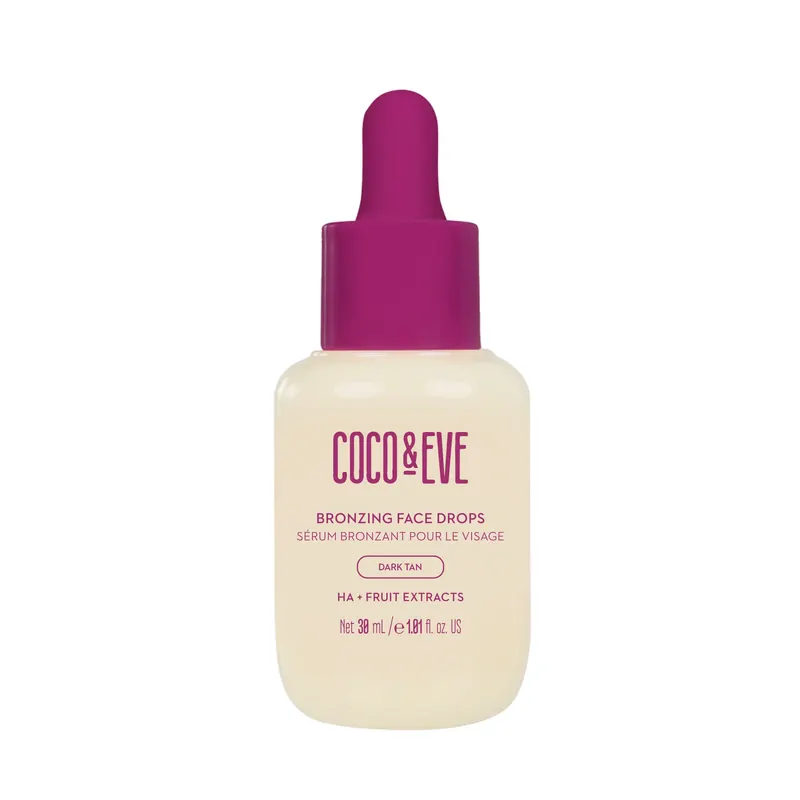 Bronzing Face Drops - Dark Tan 30ml COCO & EVE | Pinalli