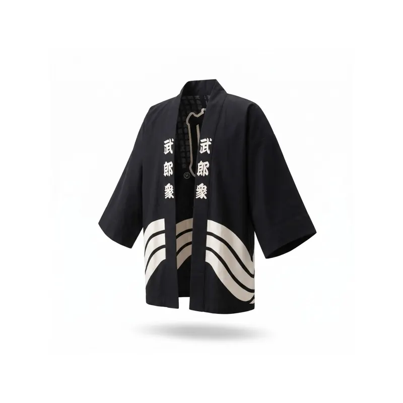 Brosh Black Original Kimono Happi