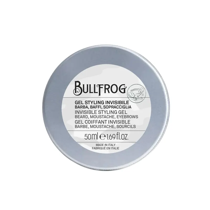 Bullfrog Gel Styling Invisibile Barba, Baffi e Sopracciglia 50 ml