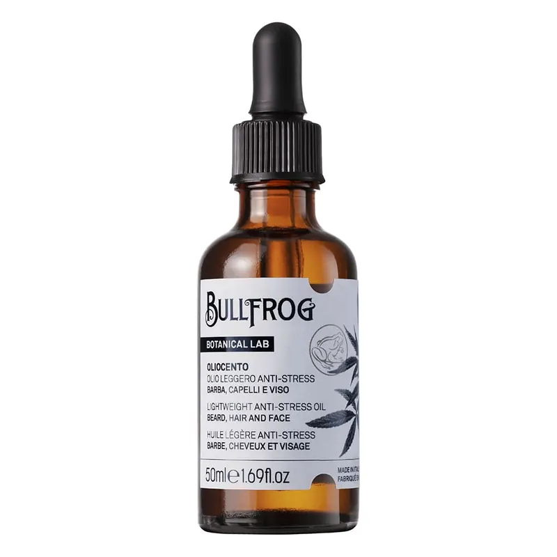 Bullfrog Oliocento Olio Barba, Capelli e Viso 50 ml
