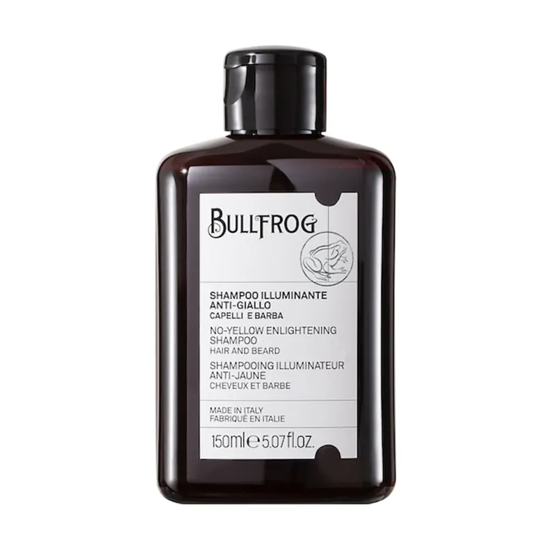 Bullfrog Shampoo Antigiallo Illuminante Capelli e Barba 150 ml