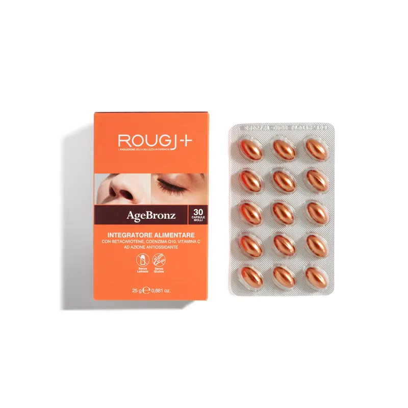 Caps AgeBronz Integratore Alimentare 30CAPS ROUGJ | Pinalli