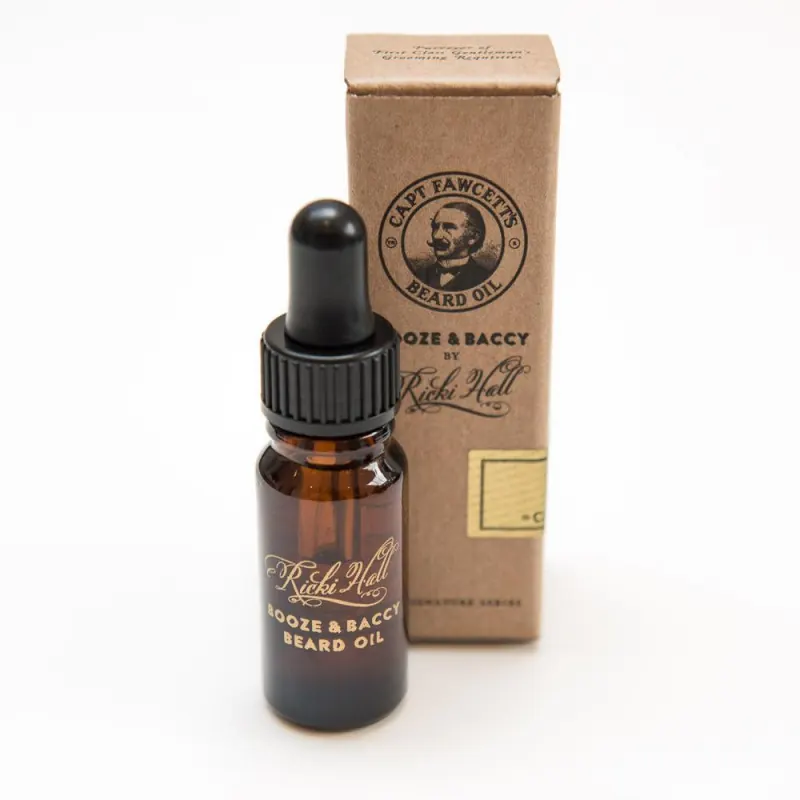 Captain Fawcett's Beard Oil Booze & Baccy (10ml or 50ml)