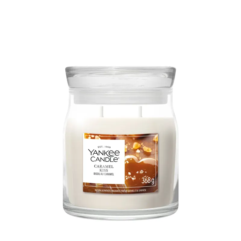 Caramel Kiss MEDIUM YANKEE CANDLE | Pinalli