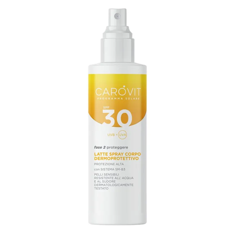 CAROVIT Latte Spray Corpo Dermoprotettivo SPF 30
