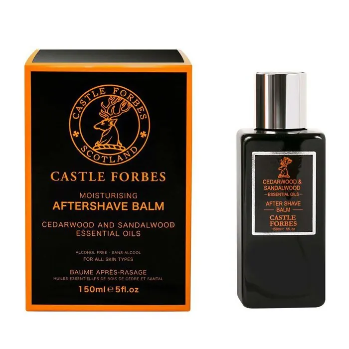 Castle Forbes Cedarwood & Sandalwood – Balsamo dopobarba 150 ml