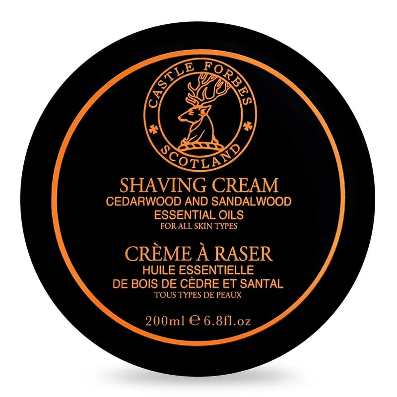 Castle Forbes Cedarwood & Sandalwood – Crema da barba 200 ml