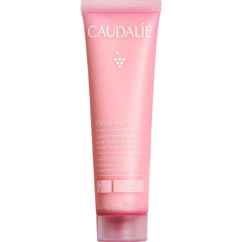 Caudalie VinoHydra - Gel Idratante con Acido Ialuronico + Aloe Vera, 60 ml
